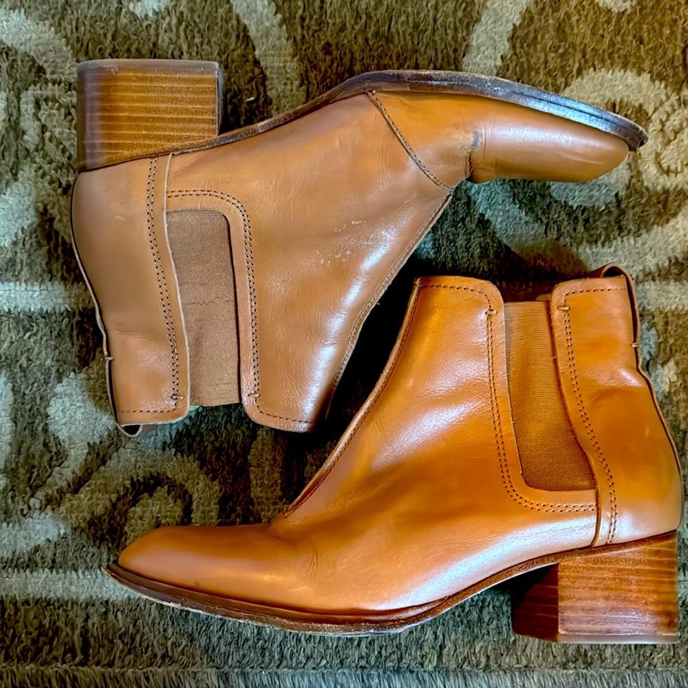 Rag and Bone light brown leather boots size 38.5